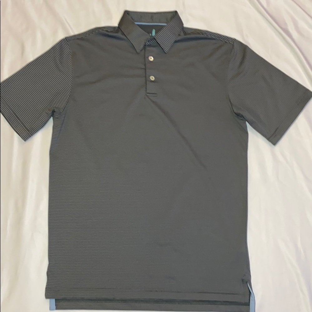 johnnie-O Albatross Striped Athletic Polo